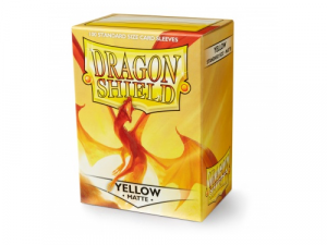 Sleeves Dragon Shield Standard - Matte Yellow - 100ks