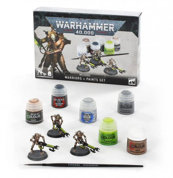 Warhammer 40.000: Necrons Warriors + Paint Set