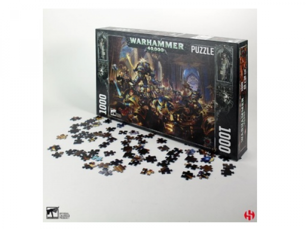 Gulliman vs Black Legion - Warhammer 40K 1000 Piece Puzzle