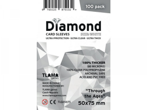 Obaly na karty Diamond White: Through the Ages (50x75 mm)