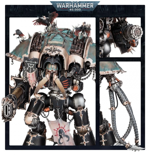 Warhammer 40k Chaos Knight Accessories – Ruinator/Desecrator/Abominant #2 Bits
