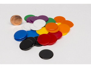 Sada 100 kusov plastových diskov 20mm